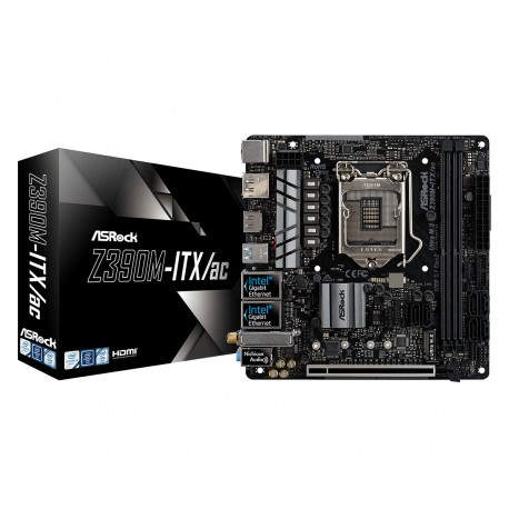 Asrock Z390M-ITX/ac placa base LGA 1151 (Zócalo H4) Mini ITX Intel Z390 90-mxb6q0-a0uayz