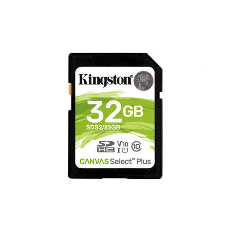 Kingston Technology Canvas Select Plus memoria flash 32 GB SDHC Clase 10 UHS-I SDS2/32GB
