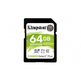 Kingston Technology Canvas Select Plus memoria flash 64 GB SDXC Clase 10 UHS-I SDS2/64GB