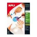 APLI Papel APLI glossy láser color 160g 100A4 doble cara 11817