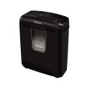 Fellowes Powershred 6C triturador de papel Corte cruzado 22 cm Negro 4686601
