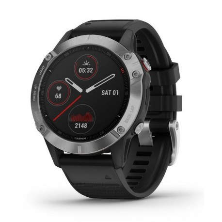Garmin fenix 6 reloj inteligente Negro, Metálico  (1.3'') GPS (satélite) 010-02158-00