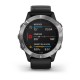 Garmin fenix 6 reloj inteligente Negro, Metálico  (1.3'') GPS (satélite) 010-02158-00