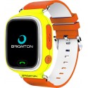 Brigmton BWATCH-KIDS-Y reloj inteligente Naranja, Blanco, Amarillo LCD  (1.22'') Móvil GPS (satélite) BWATCH-KIDS-Y