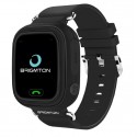 Brigmton BWATCH-KIDS-N reloj inteligente Negro LCD (1.22'') Móvil GPS (satélite) BWATCH-KIDS-N