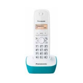 Panasonic KX-TG1611 DECT Identificador de llamadas Turquesa, Color blanco KX-TG1611SPC