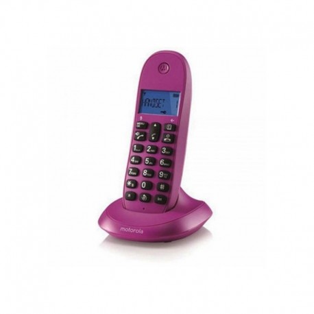 Motorola C1001LB+ Teléfono DECT Púrpura Identificador de llamadas 107C1001VIOLETA