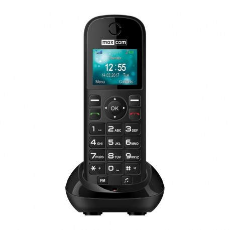 MaxCom MM35D Teléfono DECT Negro 5908235973999