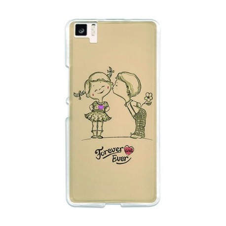 PINBOX Funda Gel bq Aquaris M4.5 A4.5 BeCool Forever and Ever