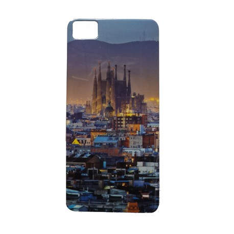PINBOX Funda Gel bq Aquaris M4.5 A4.5 La Sagrada Familia