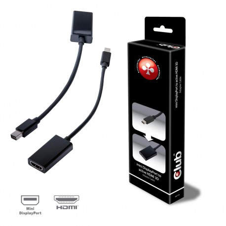 CLUB3D Mini DisplayPort to HDMI Active 3D CAC-1153