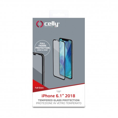 Celly FULLGLASS998BK protector de pantalla Teléfono móvil/smartphone Apple 1 pieza(s) fullglass998bk