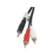 Lanberg CA-MJRC-10CC-0050-BK cable de audio 5 m 3,5mm 2 x RCA Negro ca-mjrc-10cc-0050-bk