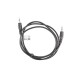 Lanberg CA-MJMJ-10CC-0012-BK cable de audio 1,2 m 3,5mm Negro ca-mjmj-10cc-0012-bk