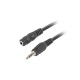 Lanberg CA-MJFJ-10CC-0015-BK cable de audio 1,5 m 3,5mm Negro ca-mjfj-10cc-0015-bk