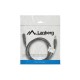 Lanberg CA-MJFJ-10CC-0015-BK cable de audio 1,5 m 3,5mm Negro ca-mjfj-10cc-0015-bk