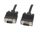 Lanberg CA-VGAC-10CC-0100-B cable VGA 10 m VGA (D-Sub) Negro ca-vgac-10cc-0100-b