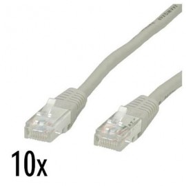 Nilox 3m Cat6e UTP 3m Cat6e U/UTP (UTP) Gris cable de red NX090504122