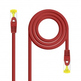 Nanocable Cable de red latiguillo RJ45 LSZH Cat.6A SFTP AWG26, Rojo, 3.0 m 10.20.1903-R