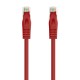 Nanocable Cable de red latiguillo RJ45 LSZH Cat.6A UTP AWG24, Rojo, 0.5m 10.20.1800-R