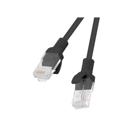 Lanberg cable de red 0,5 m Cat5e U/UTP (UTP) Negro pcu5-10cc-0050-bk