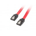 Lanberg cable de SATA 0,5 m SATA 7-pin Rojo ca-sasa-14cu-0050-r