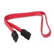 AISENS cable de SATA 0,5 m SATA 7-pin Negro, Rojo A130-0153