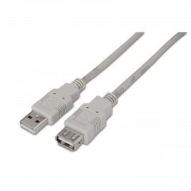 AISENS cable USB 1 m 2.0 USB A Beige A101-0012