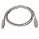 AISENS cable USB 1 m 2.0 USB A USB B Beige A101-0001