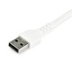 StarTech.com Cable de 2m USB 2.0 a USB-C - Blanco RUSB2AC2MW