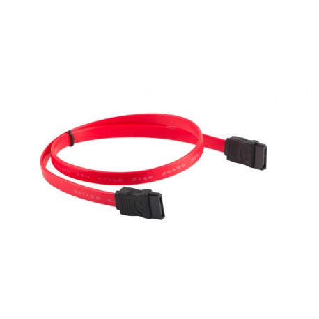 Lanberg cable de SATA 0,5 m SATA 7-pin Rojo ca-sasa-10cu-0050-r