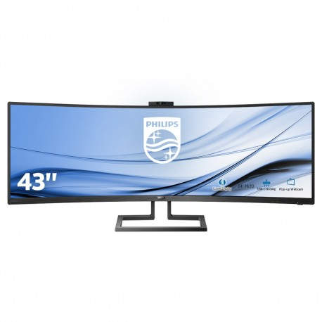 Philips P Line 439P9H/00 pantalla para PC (43.4'') 3840 x 1200 Pixeles LCD Curva Mate Negro 439P9H/00