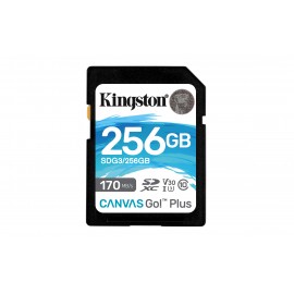Kingston Technology Canvas Go! Plus memoria flash 256 GB SD Clase 10 UHS-I SDG3/256GB