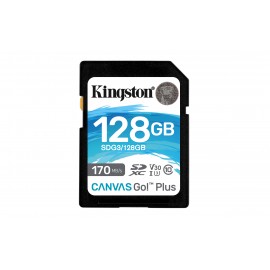 Kingston Technology Canvas Go! Plus memoria flash 128 GB SD Clase 10 UHS-I SDG3/128GB