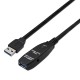 Nanocable Cable USB 3.0 prolongador con amplificador, tipo A/M-A/H, 10m 10.01.0312