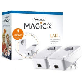 Devolo Magic 2 LAN 1-1 2400 Mbit/s Ethernet Blanco 2 pieza(s) 8266