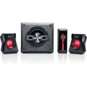 Genius SW-G2.1 1250 conjunto de altavoces 2.1 canales 38 W Negro, Rojo 31730019400