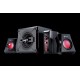 Genius SW-G2.1 1250 conjunto de altavoces 2.1 canales 38 W Negro, Rojo 31730019400