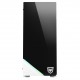 Nfortec Vega RGB - Caja de ordenador para gaming (cristal templado), color blanco y negro NF-CS-VEGAW
