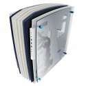 In Win H-Frame 2.0 Full Tower Azul, Blanco 1065 W h-frame 2.0 white/blue