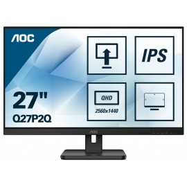 AOC Q27P2Q LED display 68,6 cm (27'') 2560 x 1440 Pixeles Quad HD Negro