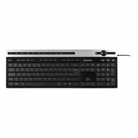 UNYKAch A 2930 teclado USB QWERTY Negro, Plata 50534