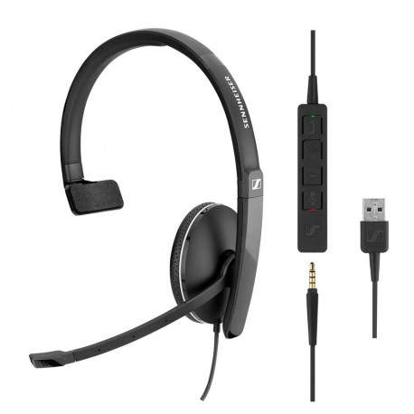 Sennheiser SC 135 USB Monoaural Diadema Negro 508316