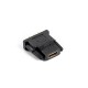 Lanberg AD-0013-BK adaptador de cable HDMI DVI-D 18+1 Single Link Negro