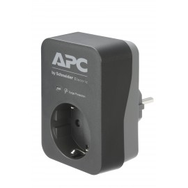 APC PME1WB-GR limitador de tensión 1 salidas AC 230 V Negro, Gris