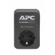 APC PME1WB-GR limitador de tensión 1 salidas AC 230 V Negro, Gris