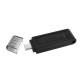 Kingston Technology DataTraveler 70 unidad flash USB 32 GB USB Tipo C 3.2 Gen 1 (3.1 Gen 1) Negro DT70/32GB