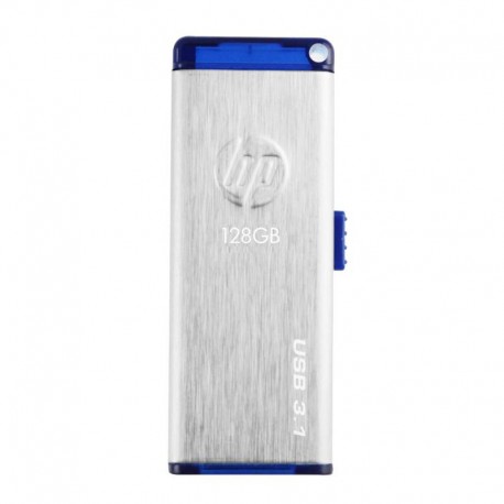 HP x730w unidad flash USB 128 GB USB tipo A 3.2 Gen 1 (3.1 Gen 1) Azul, Acero inoxidable HPFD730W-128