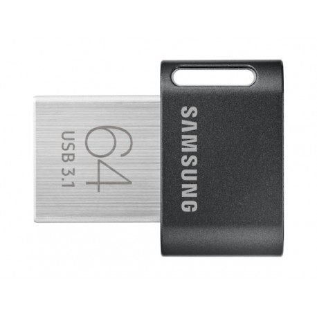 Samsung FIT Plus unidad flash USB 64 GB USB tipo A 3.2 Gen 1 (3.1 Gen 1) Gris, Plata MUF-64AB/APC