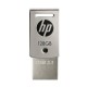 HP x5000m unidad flash USB 128 GB USB Type-A / USB Type-C 3.2 Gen 1 (3.1 Gen 1) Acero inoxidable HPFD5000M-128